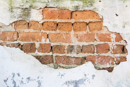 Cement and brick wall textureの写真素材