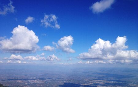 The soft cloud float on the blue sky.の写真素材