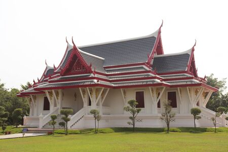 Royal Thai monastery at lumbini, Nepal.の写真素材