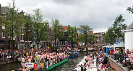 Amsterdam gay pride-Netherlands.のeditorial素材