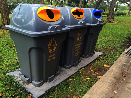 Outdoor litter binの写真素材
