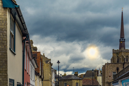 Cloudy Sky in Stow Marketのeditorial素材