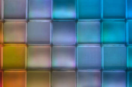 various colour square row and column