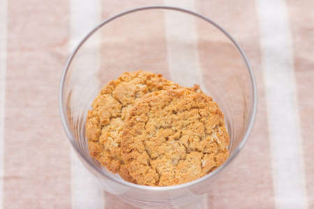 cookies in a cupの写真素材