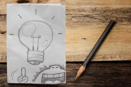 Paper of ideaの写真素材