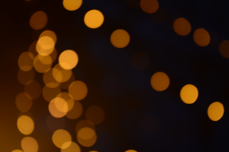Beautiful blur and bokeh images. christmas light night,abstract circular bokeh backgroundの写真素材