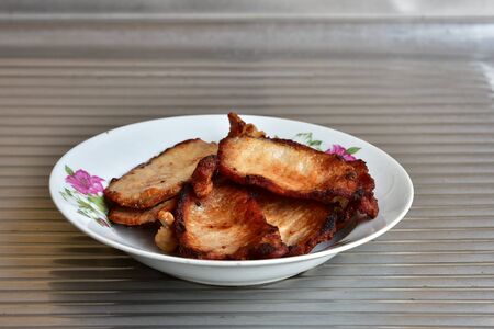 Fried Pork Thai style dishes are delicious.の写真素材