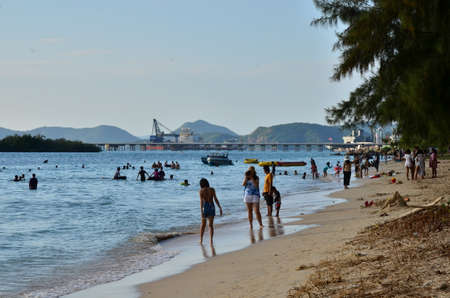 Beautiful sunset above the sea.Gold Sunset, sea and clouds. Beautiful golden orange sunset over the ocean. The sun sets turning the sky yellow, orange & red tones & reflects in the ocean.のeditorial素材