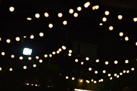 Beautiful blur and bokeh images. christmas light night,abstract circular bokeh background