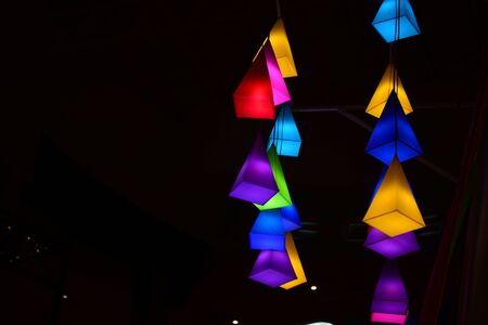 colorful lights. Use as background image.の写真素材