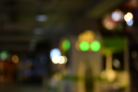 Beautiful blur and bokeh images. christmas light night,abstract circular bokeh background.の写真素材