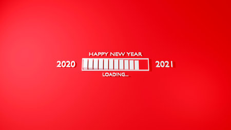 2021 happy new year and merry christmas party holiday golden text color on blue background. 
Design...