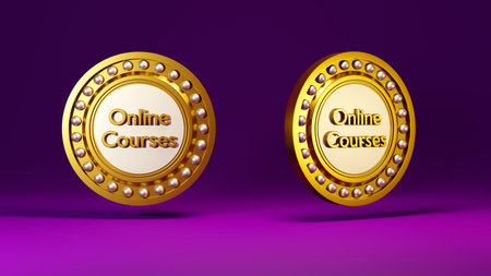 Education concept. 3d render of icon, Modern flat design isometric concept of Education for website and mobile website. Landing page template.の写真素材