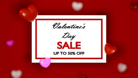 Anniversary event celebration concept on pink background for Happy Women, Mother father, sweet heart, 
banner or brochure birthday greeting gift card design. 3d Romantic sweet love greeting poster.の写真素材