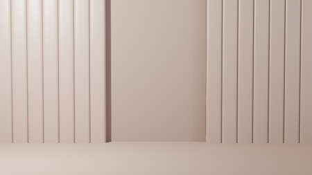 3D rendering of background. showcase product. Blank scene showcase mockup with empty round stage.の写真素材