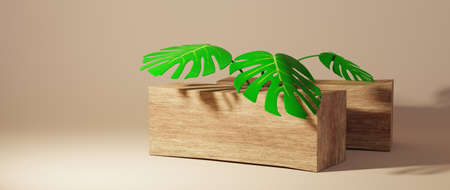 3D rendering of background. showcase product. Blank scene showcase mockup with empty round stage.の写真素材