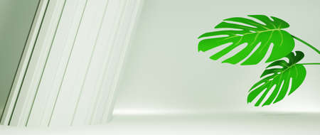 3D rendering of background. showcase product. Blank scene showcase mockup with empty round stage.