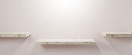 3D rendering of background. For show product. Blank scene showcase mockup.の写真素材