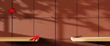 3D rendering of Background for displaying product, creams and cosmetics. For show product. Blank...