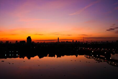 SangHee Bridge,Bangkok,Thailandの写真素材