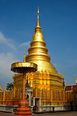 Prathat Haripunchai, Thai Art, Thailand, lumpoonの写真素材