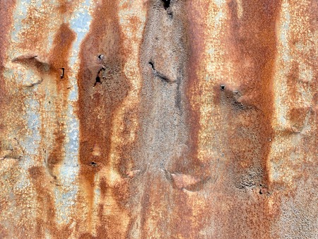 Zinc rust resistant on galvanized iron as natural background