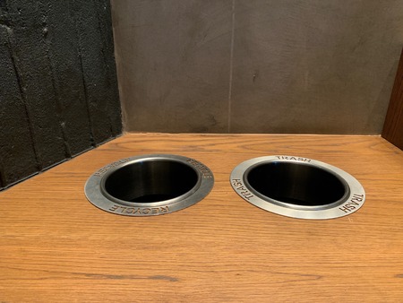 Circle recycling waste recycling tank