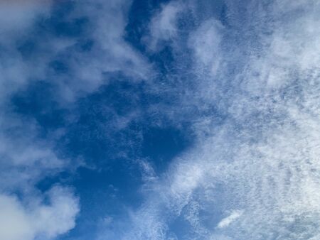 a white cloud or circumlocutions on the blue sky
