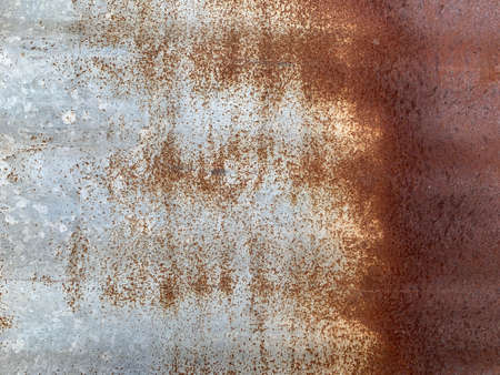 Abstract rusty zinc wall as art background