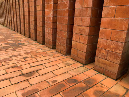 vintage style of brick background