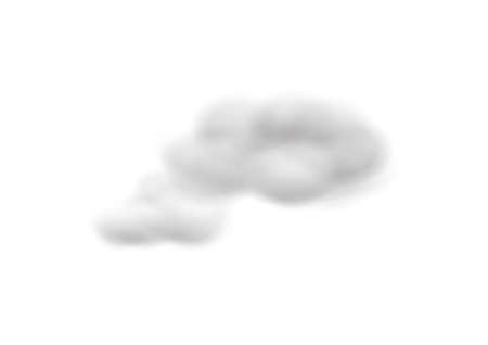 a realistic cloud vector isolated on white or transparency backgroundのイラスト素材