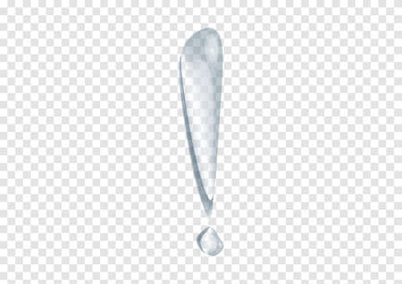a realistic water drop vectors isolated on white or transparency backgroundのイラスト素材