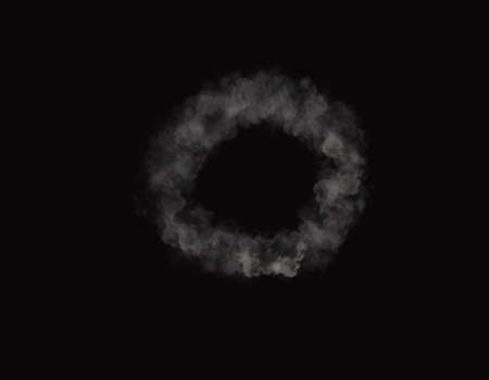 realistic shape of smoke and cloud spreading painting on backgroundの写真素材