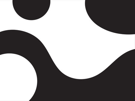 Abstract background with black and white circles. Geometric pattern. Vector illustration.のイラスト素材