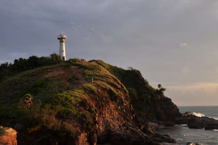 The Lighthouse when Twilightの写真素材
