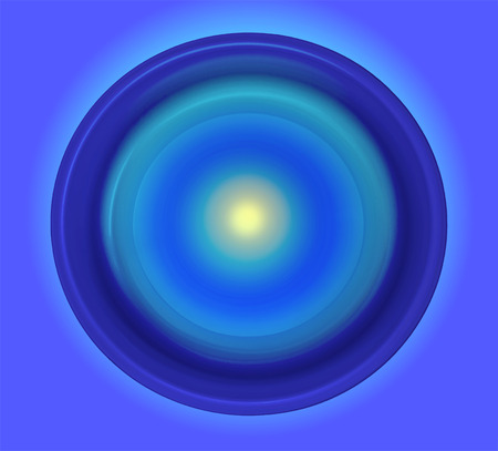 Blurred colorful background inside of electric rice cooker made with gradient filter.の写真素材