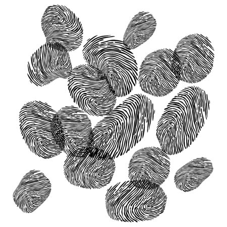 Abstract finger print designの写真素材