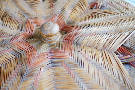 food cover from old house in thailandの写真素材