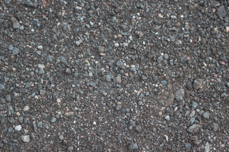 Dense texture of gravel and small rocks and stonesの写真素材