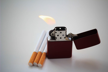 smoking is dangerous for your healthの写真素材