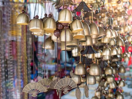 Mobile Gold BellsHang up at the souvenir shop.At the border of Thailand, Burma