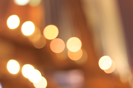 Abstract circular bokeh background of Christmaslightの写真素材