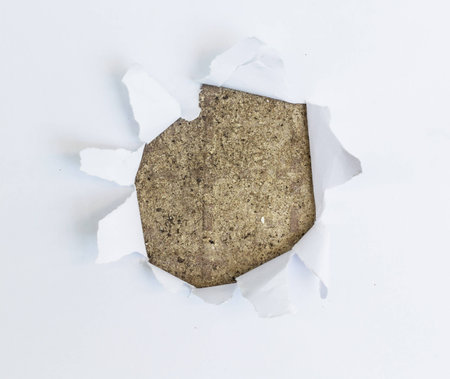 white paper torn outside abstract texture , stoneの写真素材