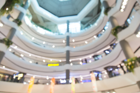 Abstract blur shopping mall and store interior for background.の写真素材