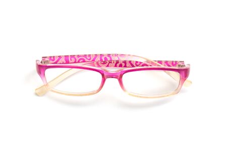 Glasses isolated on white background.