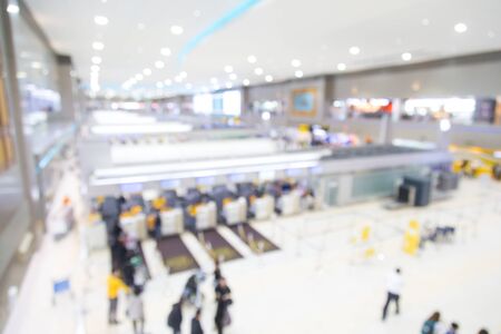Abstract blur airport interior for background.の写真素材