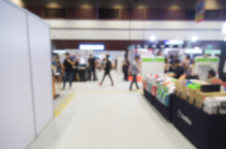 Abstract blurred event with people for background.の写真素材
