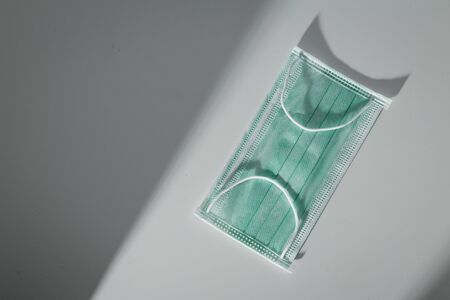 Medical surgical mask, Use for prevent infection, Covid-19 or corona virus, Coronavirus prevention.の写真素材