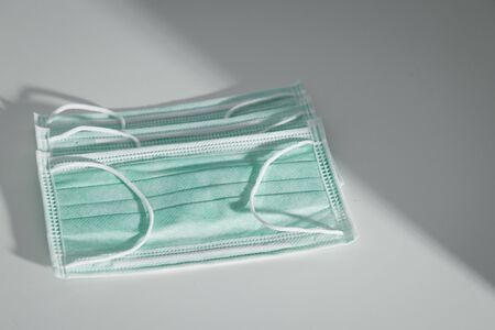Medical surgical masks, Use for prevent infection, Covid-19 or corona virus, Coronavirus prevention.