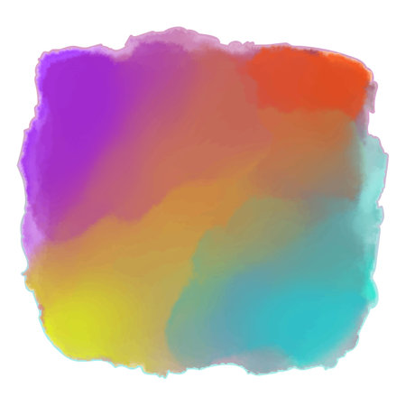 Watercolor brush , Splash, Stain.のイラスト素材